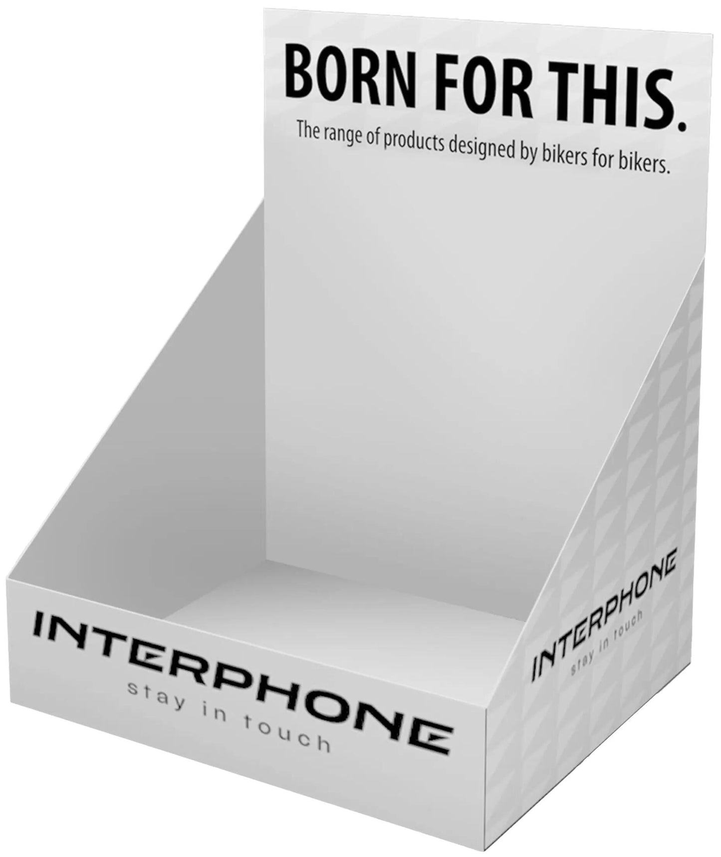 Expositor de venta de interfonos expositor de cartón com.sys