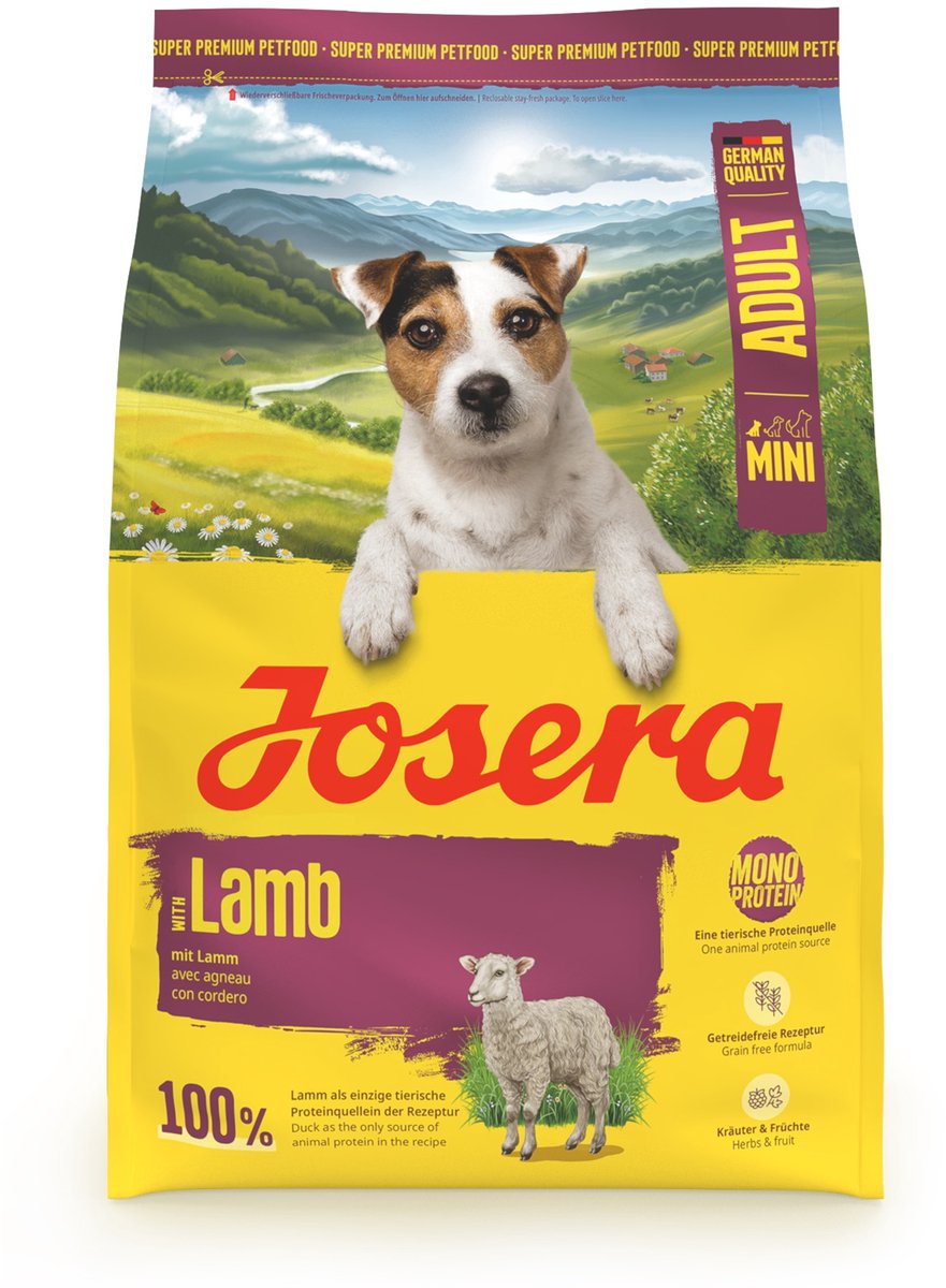 Cordero Josera - comida para perros - mini adulto - 3 kg