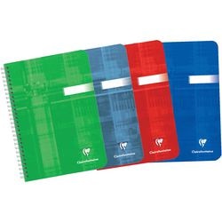 Collegeblok clairfontaine 8546 papier 90g m2 14,8x21cm gelijnd 180blz 90vel