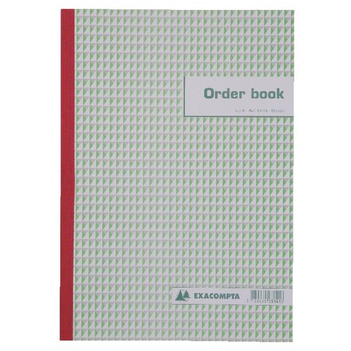 Libretto ordini exacompta 3141x 21x29.7cm riga non stampata tripla copia autocopiante nl fr