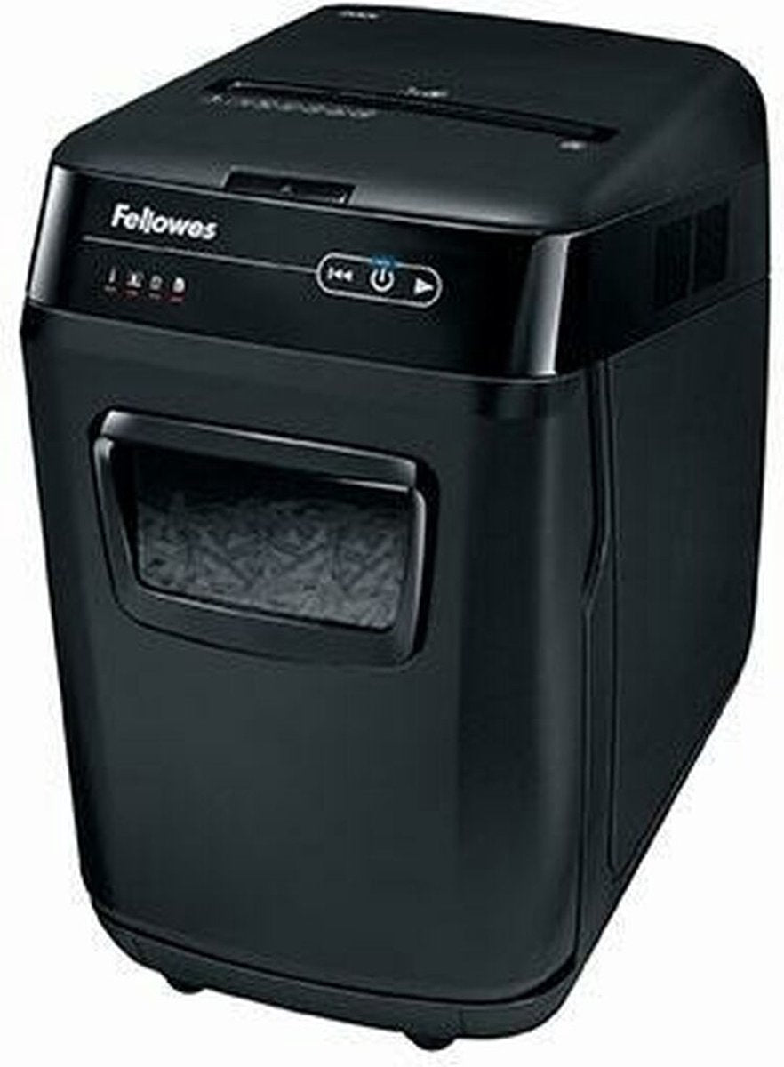 Distruggidocumenti Fellowes automax 200c - automatico - p-4 - 200 fogli - silentshred - nero