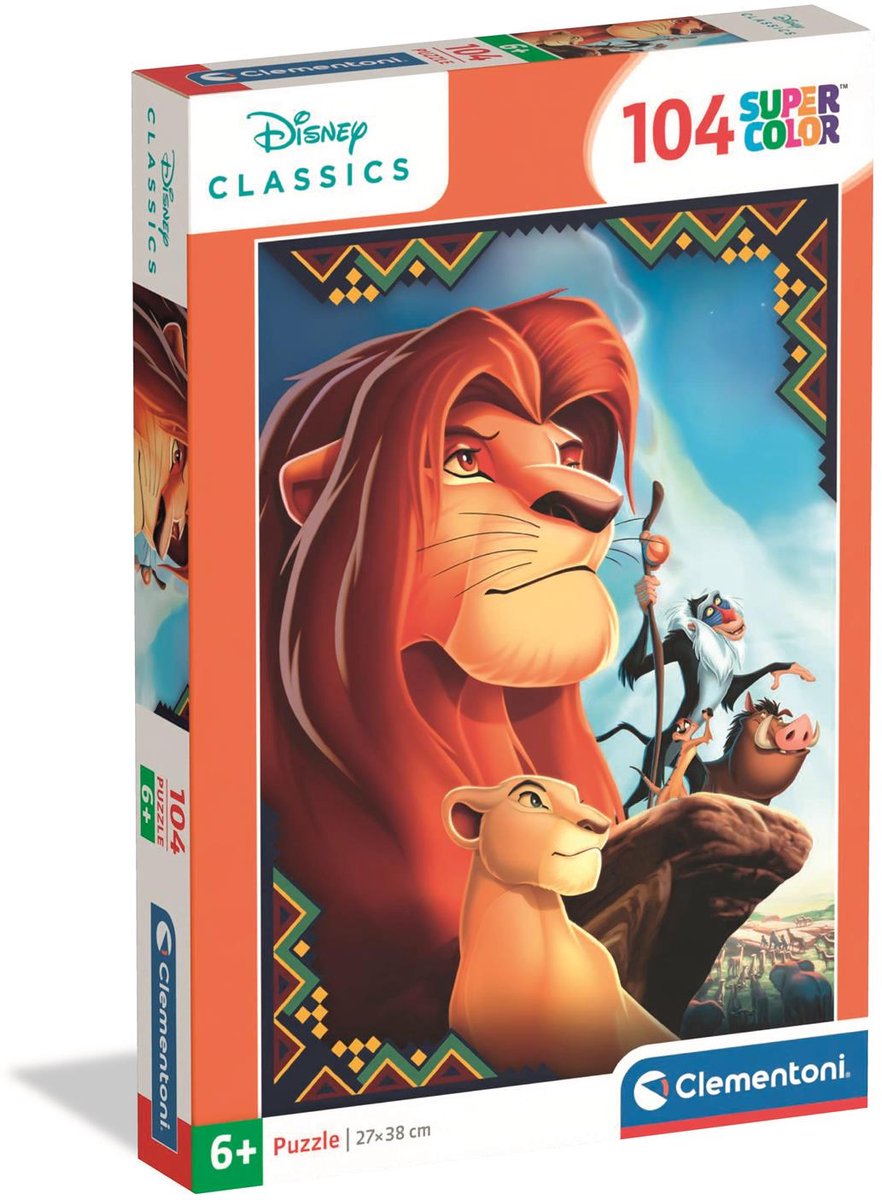Clementoni Jigsaw Puzzle Disney Lion King, 104.