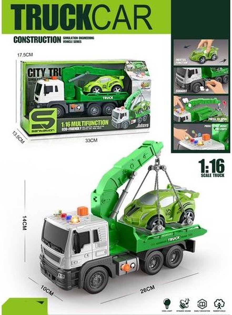 Amuuso 1:16 attrito del camion (luce, suono).