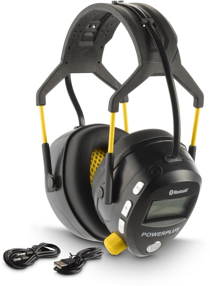 Orejeras Powerplus - protección auditiva POWX8060 Bluetooth y radio FM