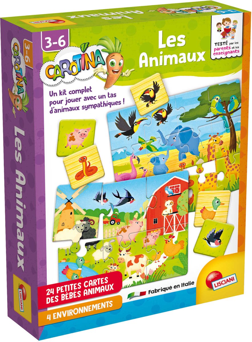 Lisciani carotina plus les animaux