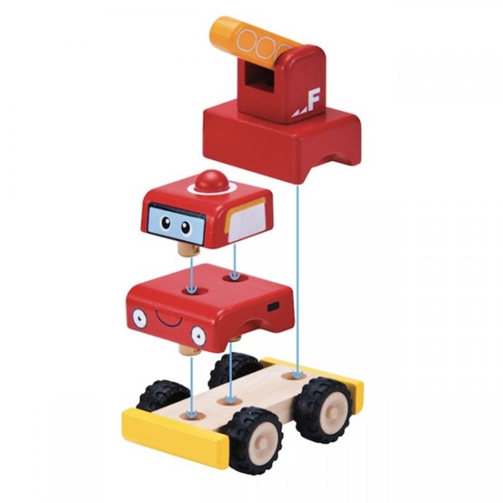 Wonderworld costruisce un camion dei pompieri. +1