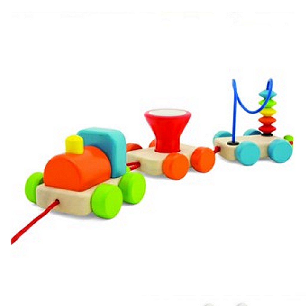 Pintoy treno di attività in legno Pintoy
