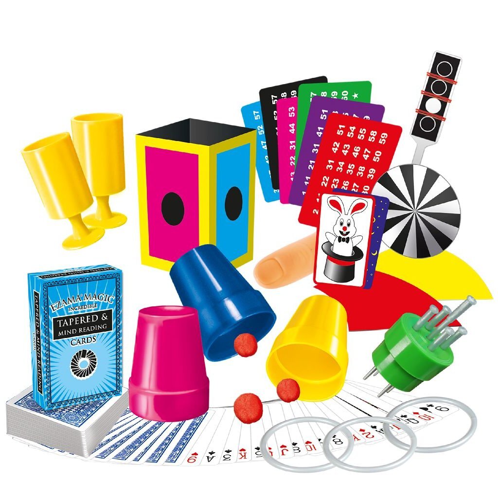 Giocattoli da panky Hanky Happy Magic Set con 325 trucchi