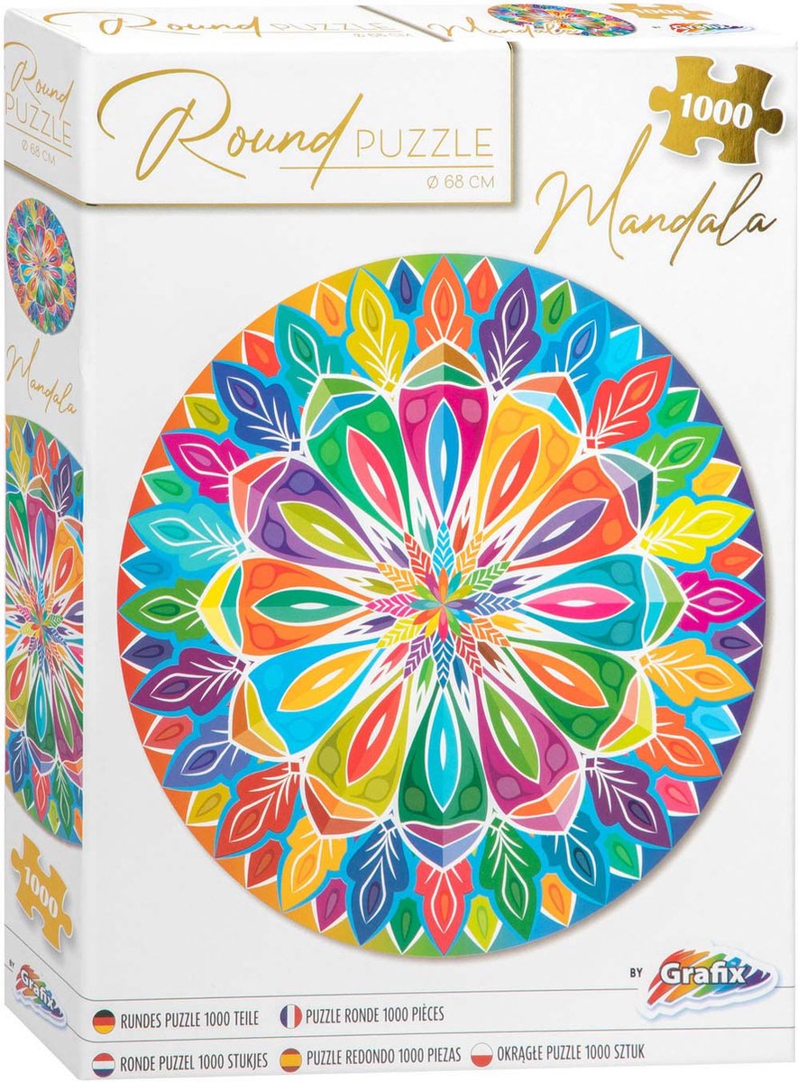Grafix Mandala Round Puzzle 1000 pezzi