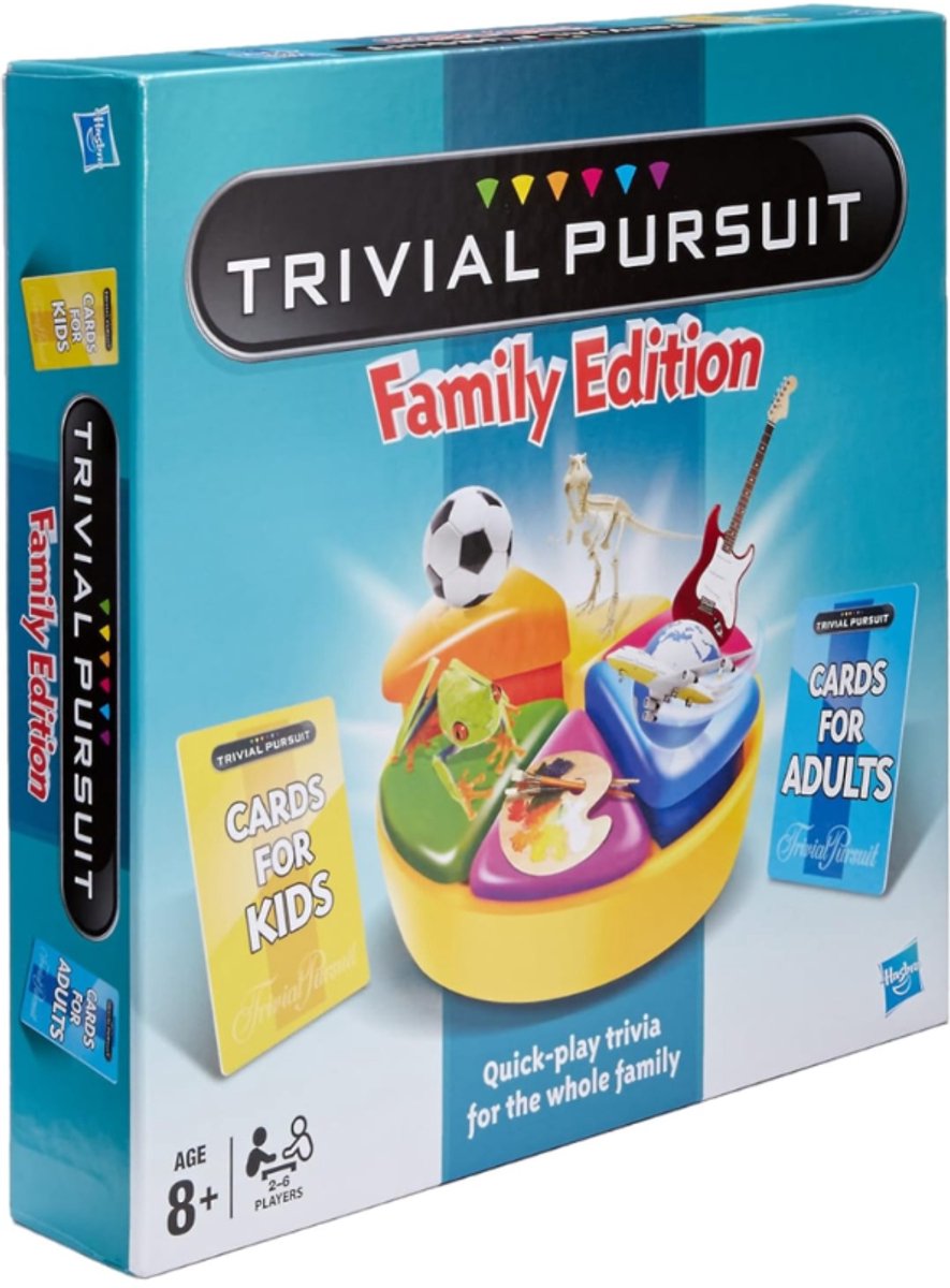 Hasbro gaming trivial pursuit: family edition- bordspel (eng)