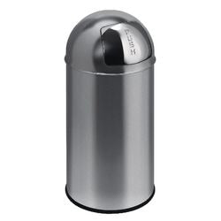 Eko Eko Waste Bin con coperchio a pressione 40 L tappetino argento -colorato