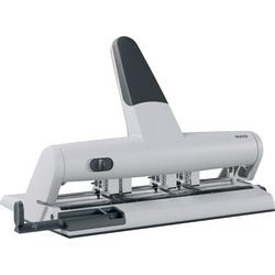 Perforatore a 4 fori Leitz Akto 5114 argento antracite
