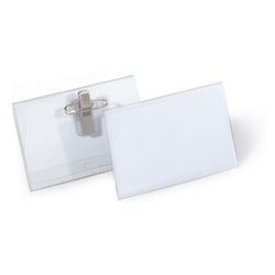 Badge con morsetto combinato durevole 8101 8145 PVC morbido 90x54mm 50 pezzi