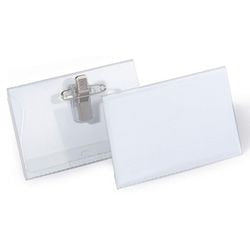 Insignias con abrazadera combinada duradera 8101 8145 PVC blando 90x54mm 50 piezas