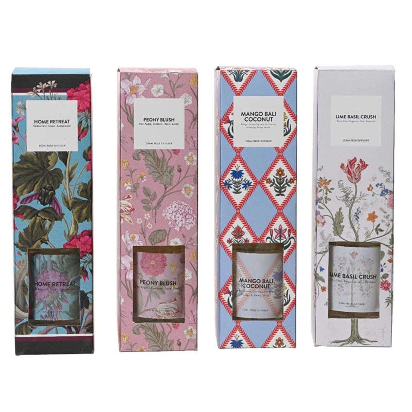 Vaso Decoris con varillas aromáticas 100ml