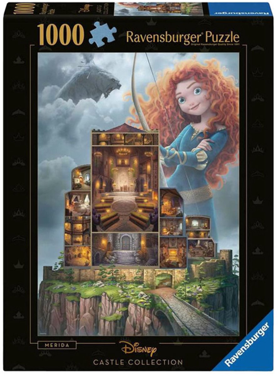 Castelli puzzle di Ravensburger puzzle Merida, 1000st.