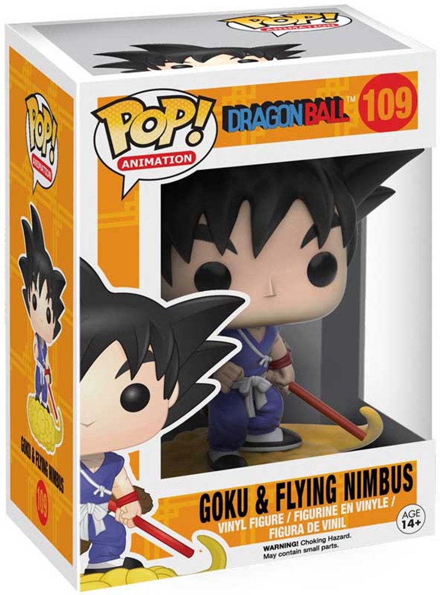 Funko pop animation: dragon ball - goku and flying nimbus pop #109