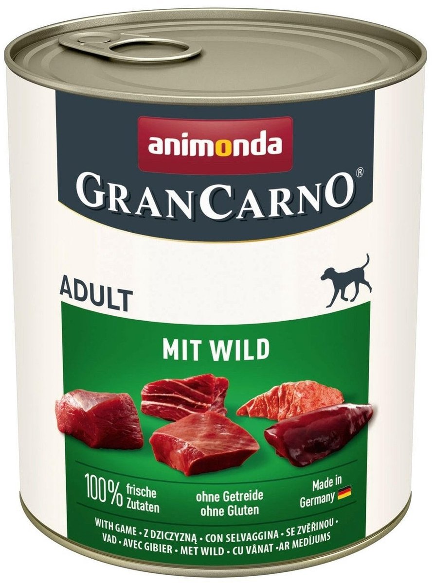 Animonda grancarno adult 1x800g - met wild