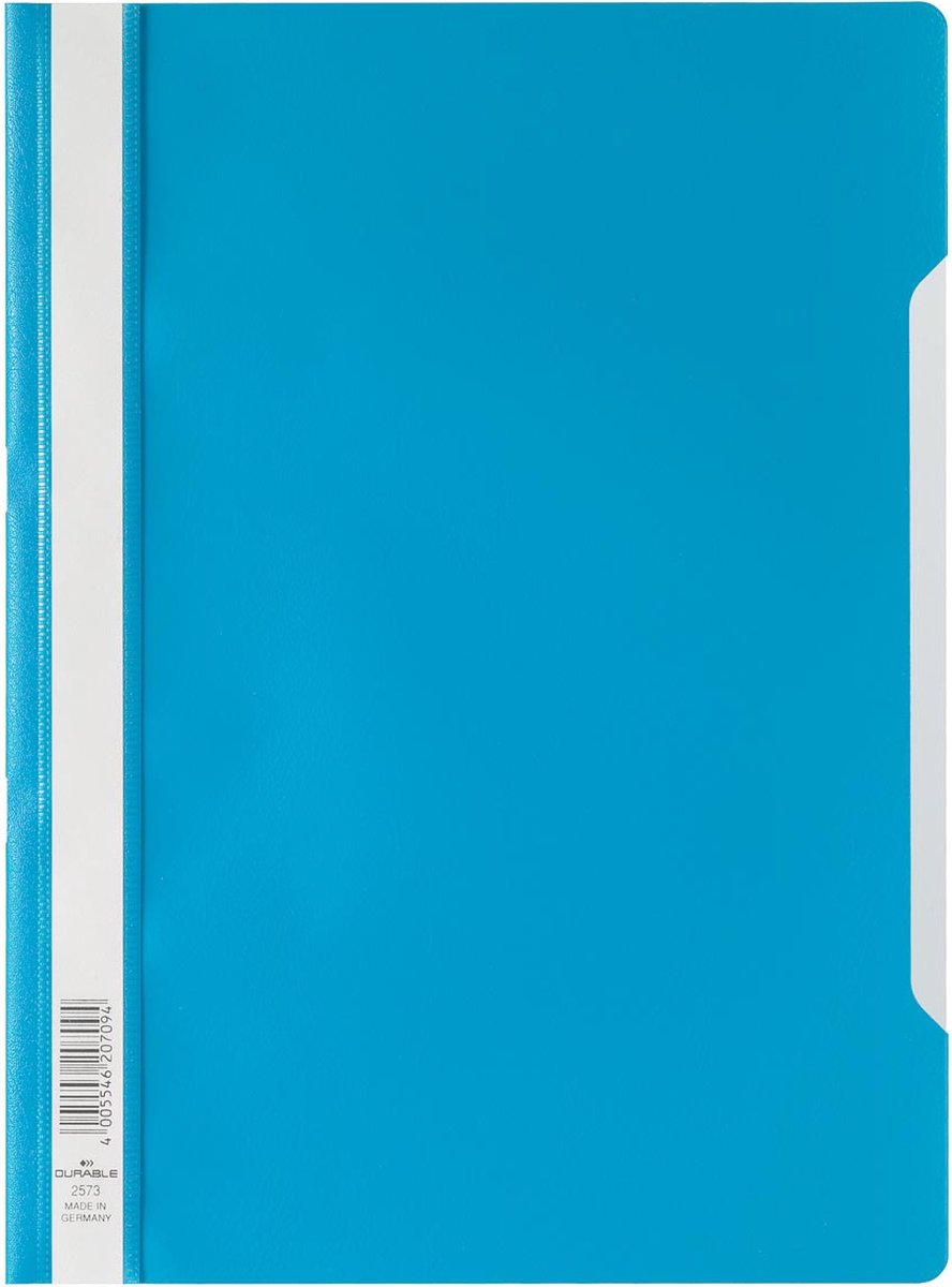 Cartella resistente e a fissaggio rapido - blu