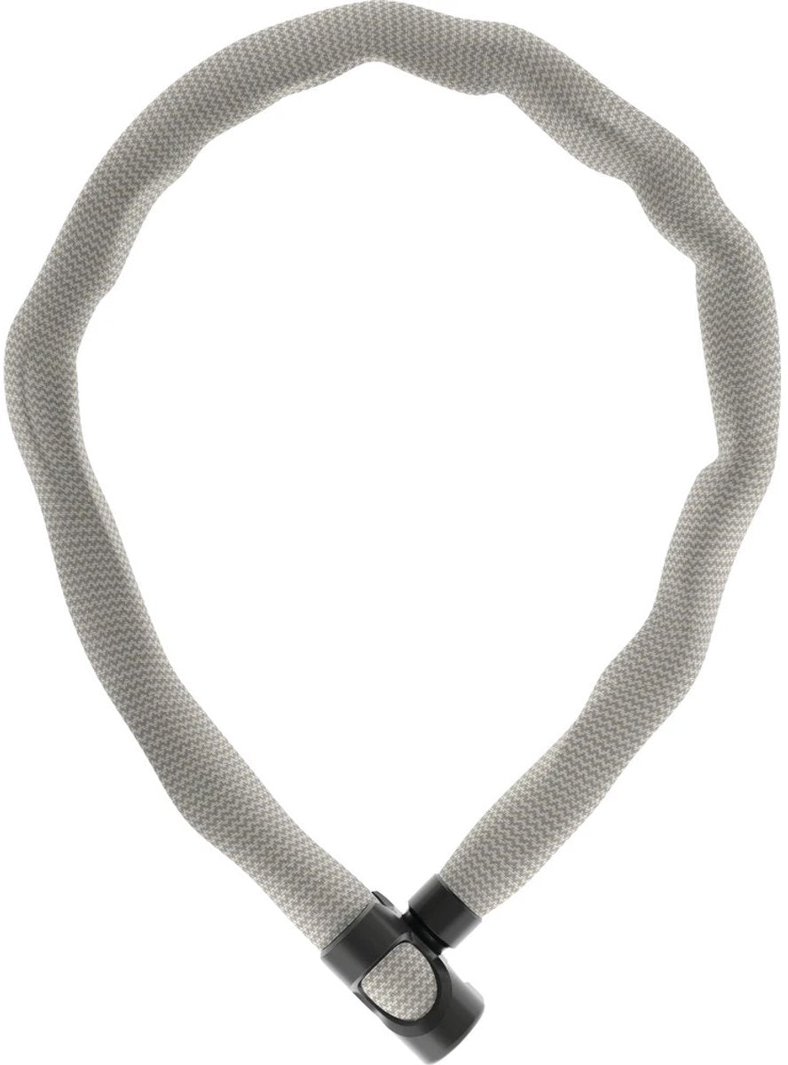 Lucchetto a catena per lucchetto per bicicletta Abus - catena ivera 7210 colore - livello di sicurezza 8 - beige - 85 cm - adatto per biciclette elettriche e biciclette da città