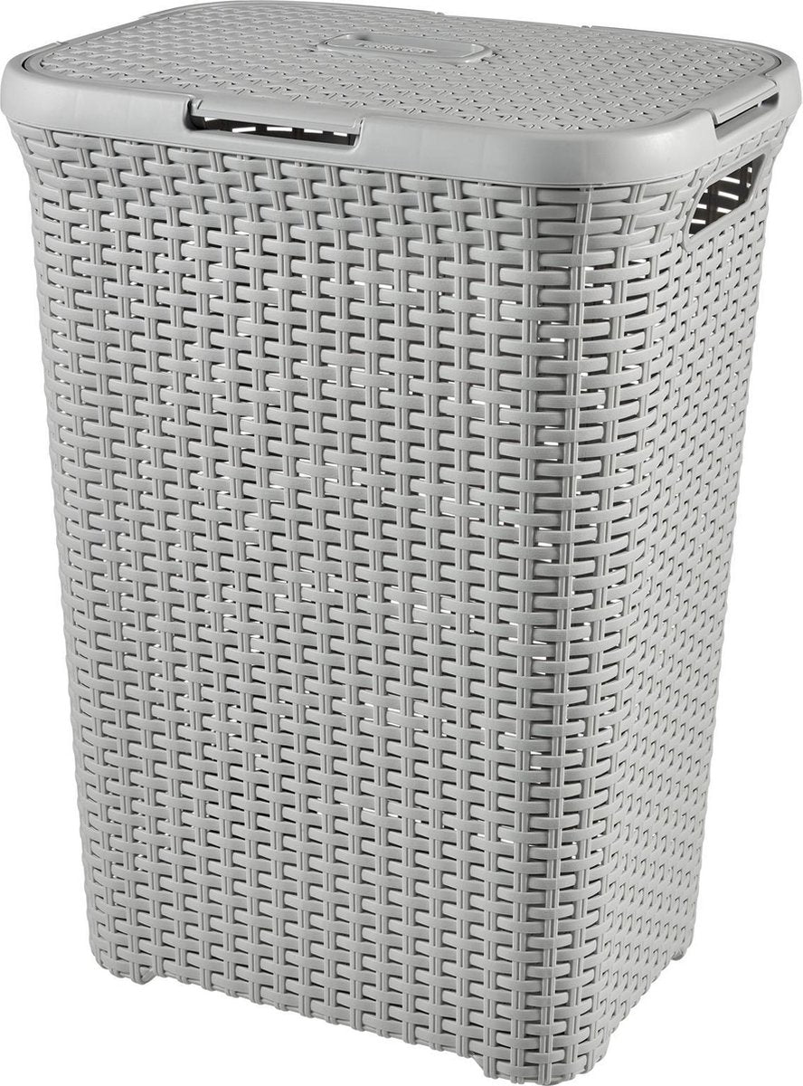 Portabiancheria Curver Style - 60 l - grigio chiaro