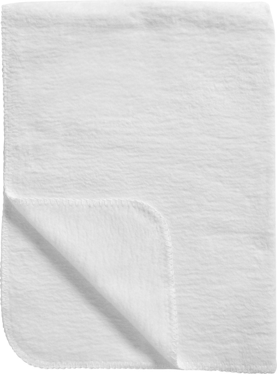 Meyco baby uni wiegdeken - geweven - white - 75x100cm - 1.0 tog