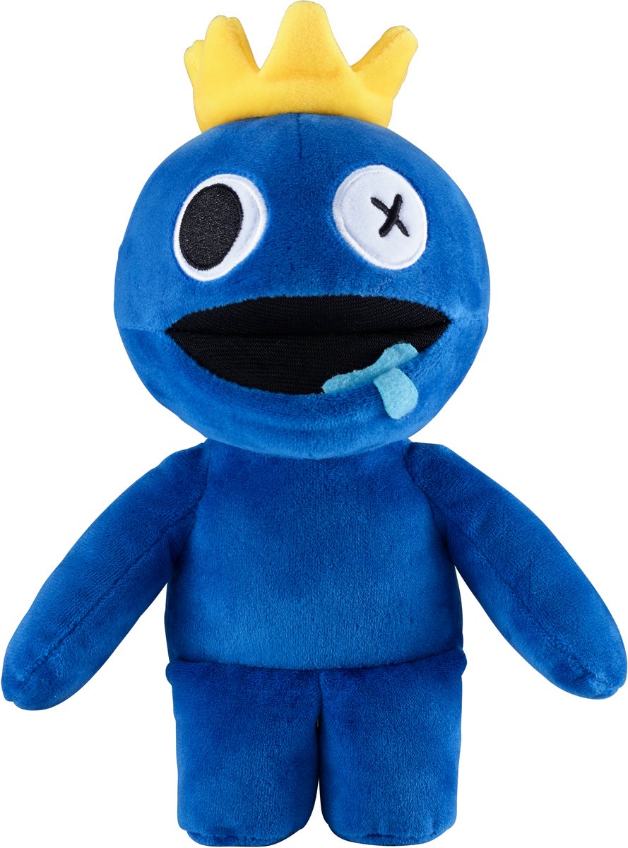 Peluche amici arcobaleno - blu - 20 cm