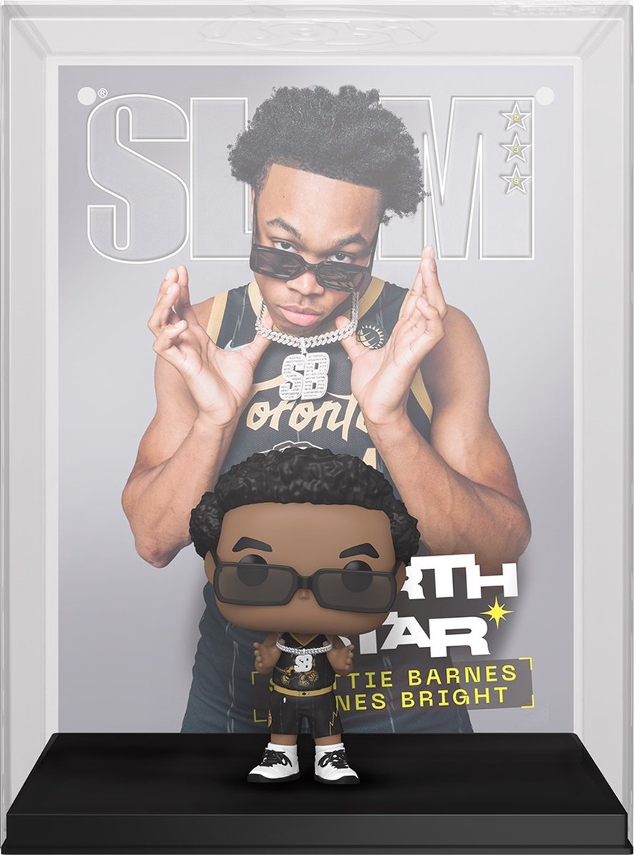 Funko NBA - ¡Cubierta Pop! Figura coleccionable de scottie barnes (slam magazin) de baloncesto de 9 cm - multicolores