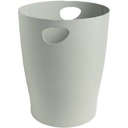 Cestino portacarta exacompta ecobin grigio 15l polipropilene