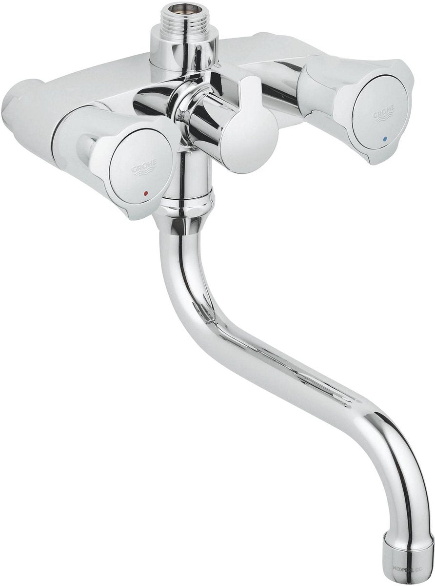 Rubinetto doccia Grohe costa l - 12 cm - con deviatore - senza raccordi - cromo