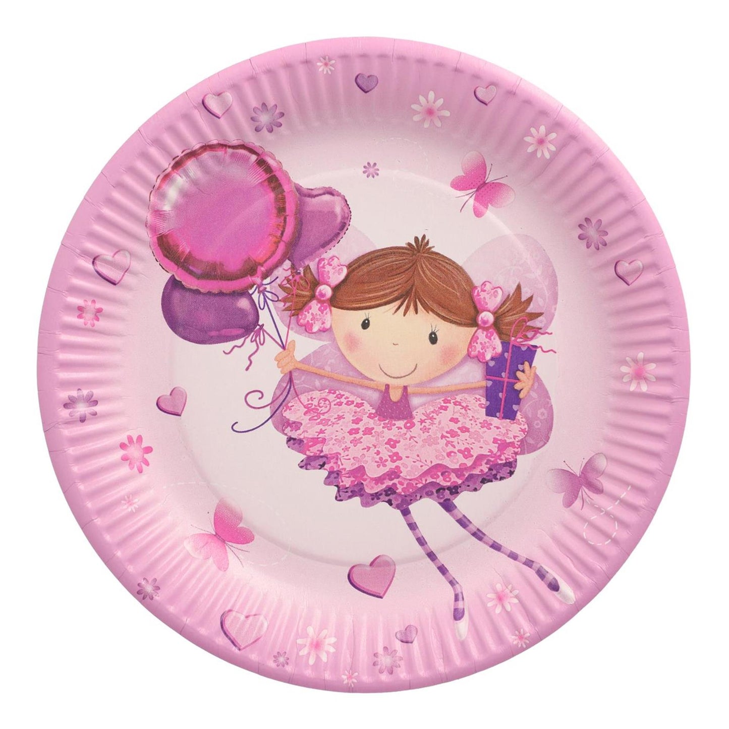 Piatti Papstar ballerina cartone ø23cm 10 pz
