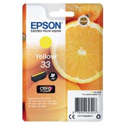 Cartucho de tinta Epson C13T33444012 amarillo