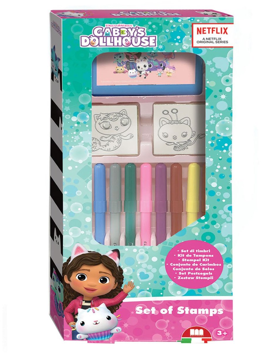 Set de sellos Multiprint Gabby's Dollhouse