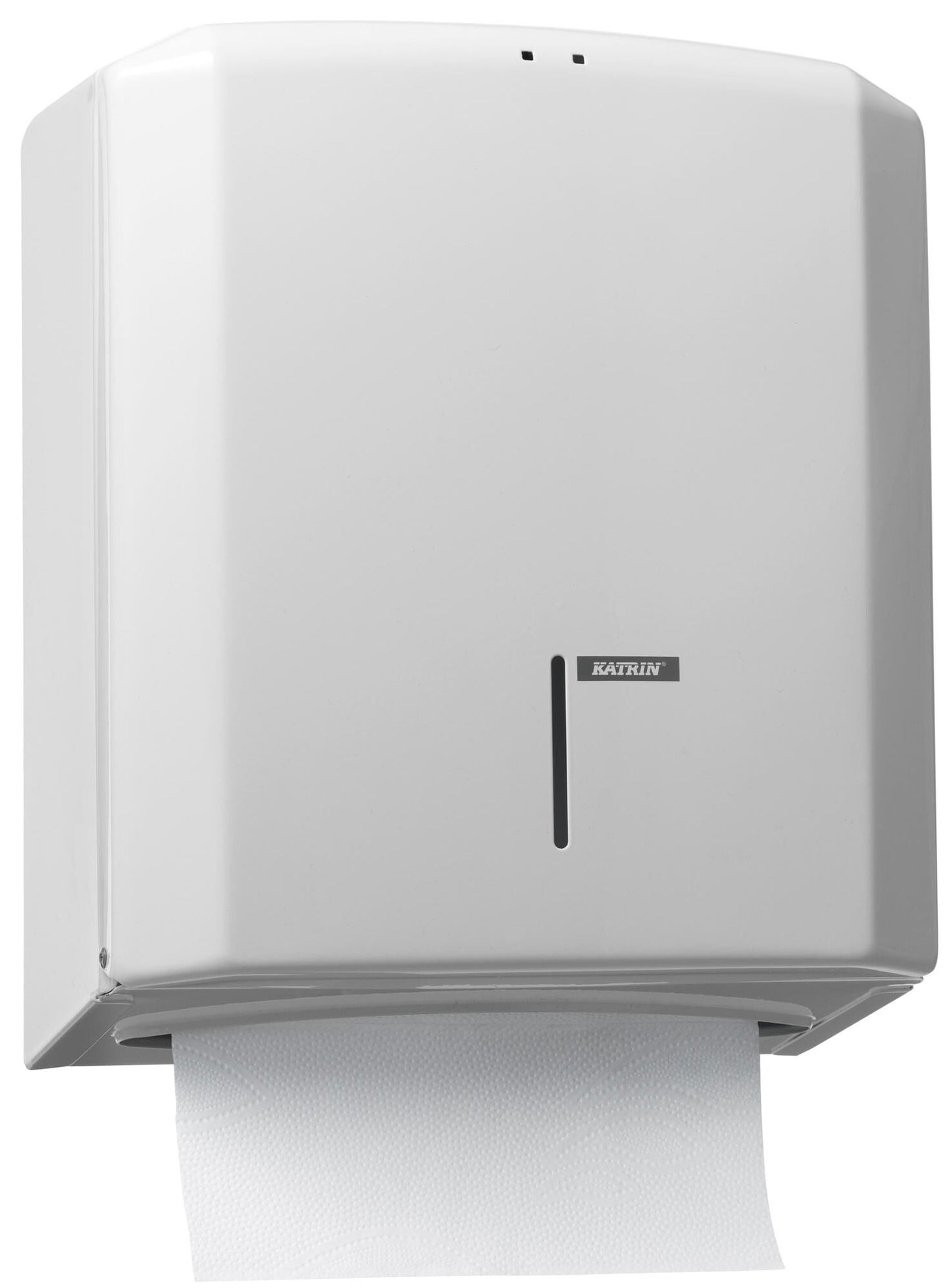 Distributore di asciugamani Katrin distributore di asciugamani m distributore di asciugamani piegati m metallo bianco