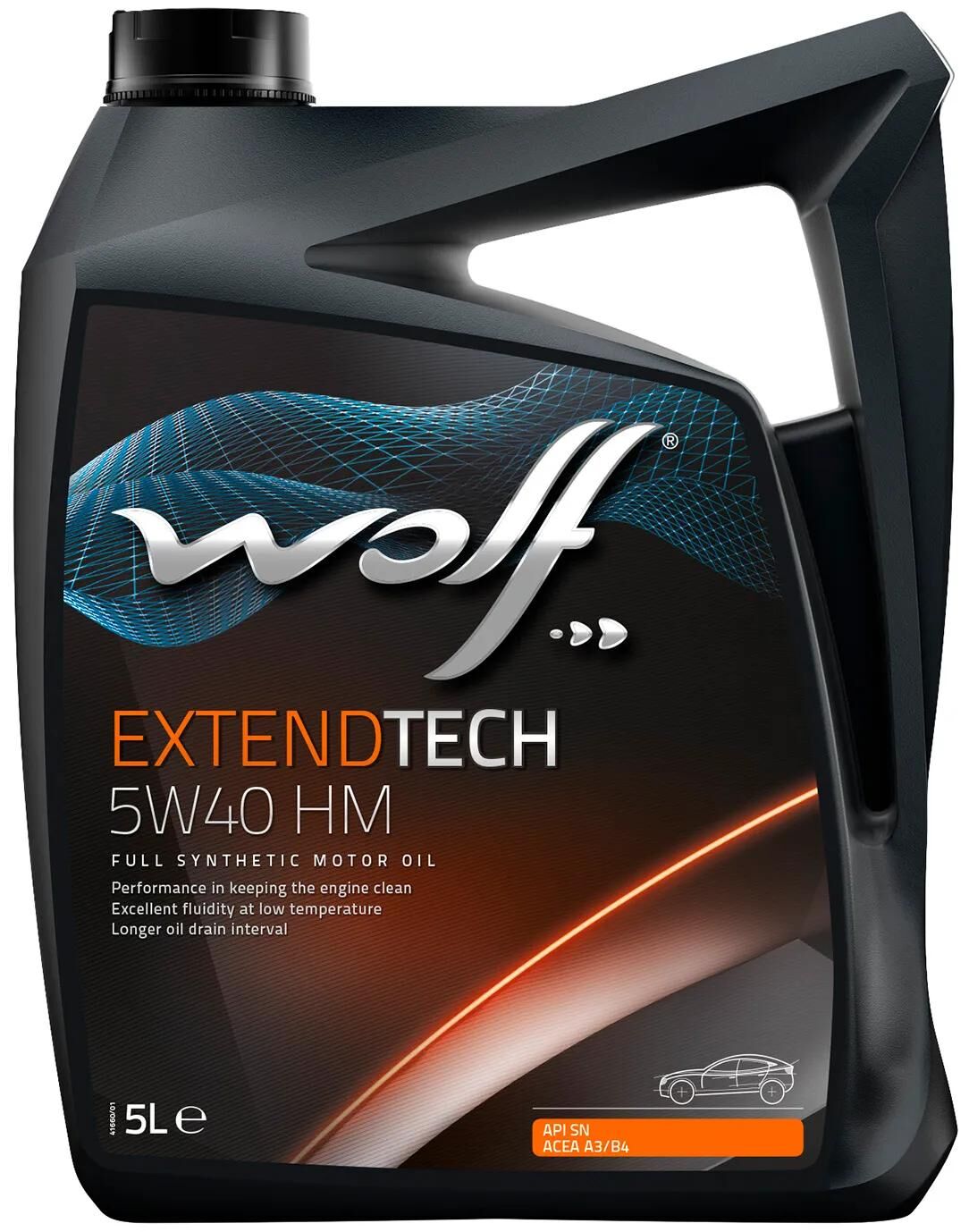Wolf Engine Oil ExtendTech HM. MotorOil 5W40 5L ExtendTech HM