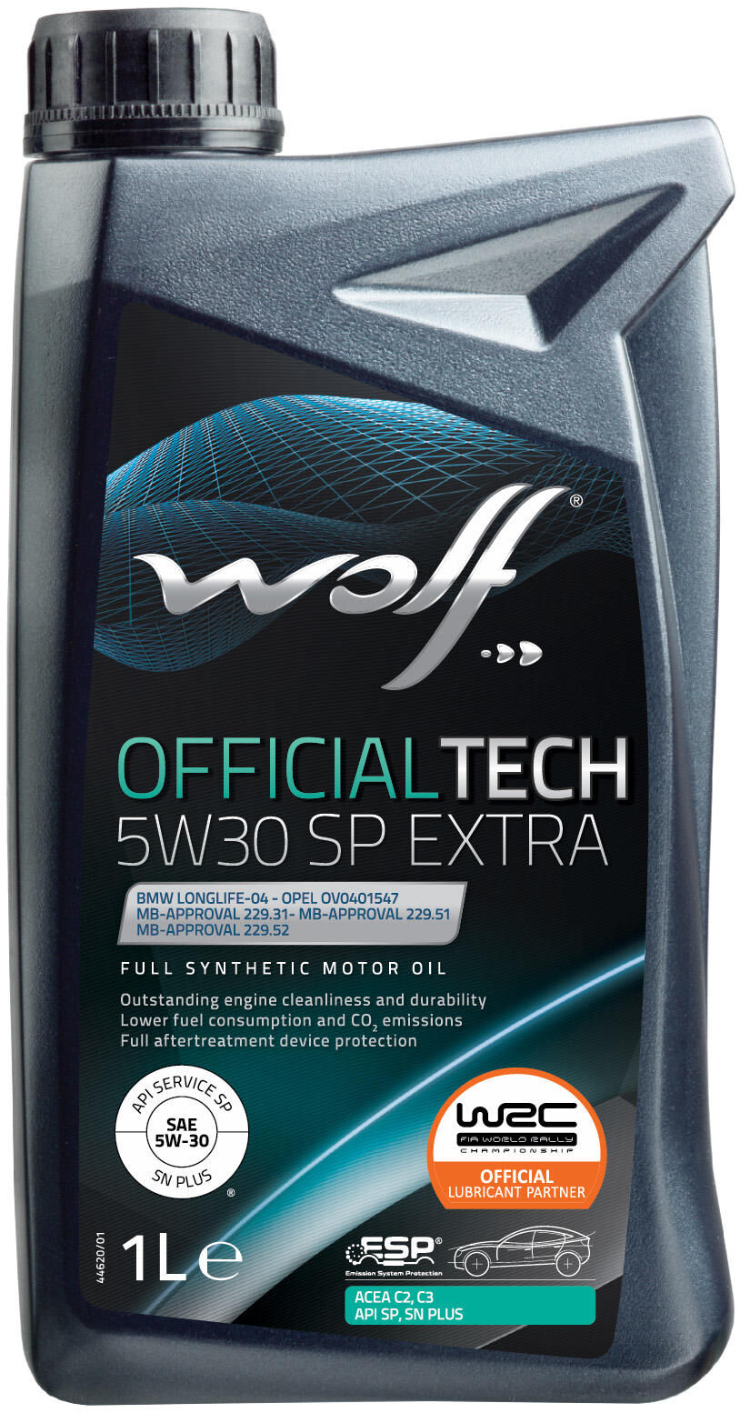 Wolf Motor Oil OfficialTech SP-Extra. Motoil 5w30 1l off.tech sp extra