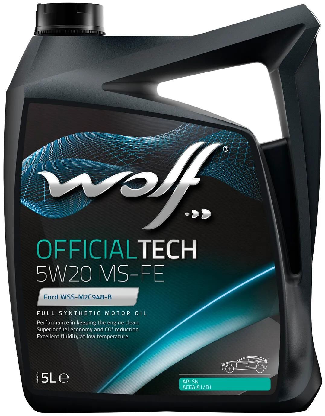 Wolf Motor Oil OfficialTech MS-Fe. Motoil 5w20 5l off.tech MS-FE