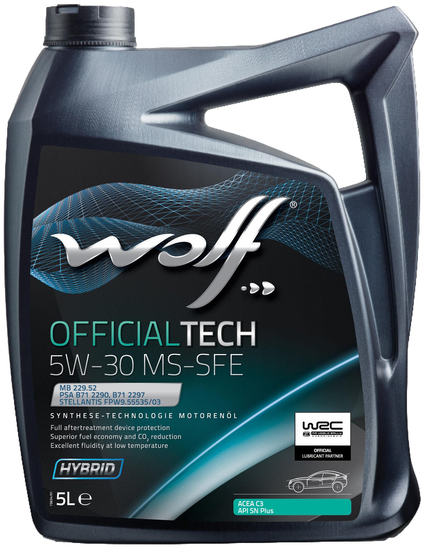 Wolf Motor Oil OfficerTech MS-Sfe. MotorOil 5W30 5L OFF.Tech MS-SFE