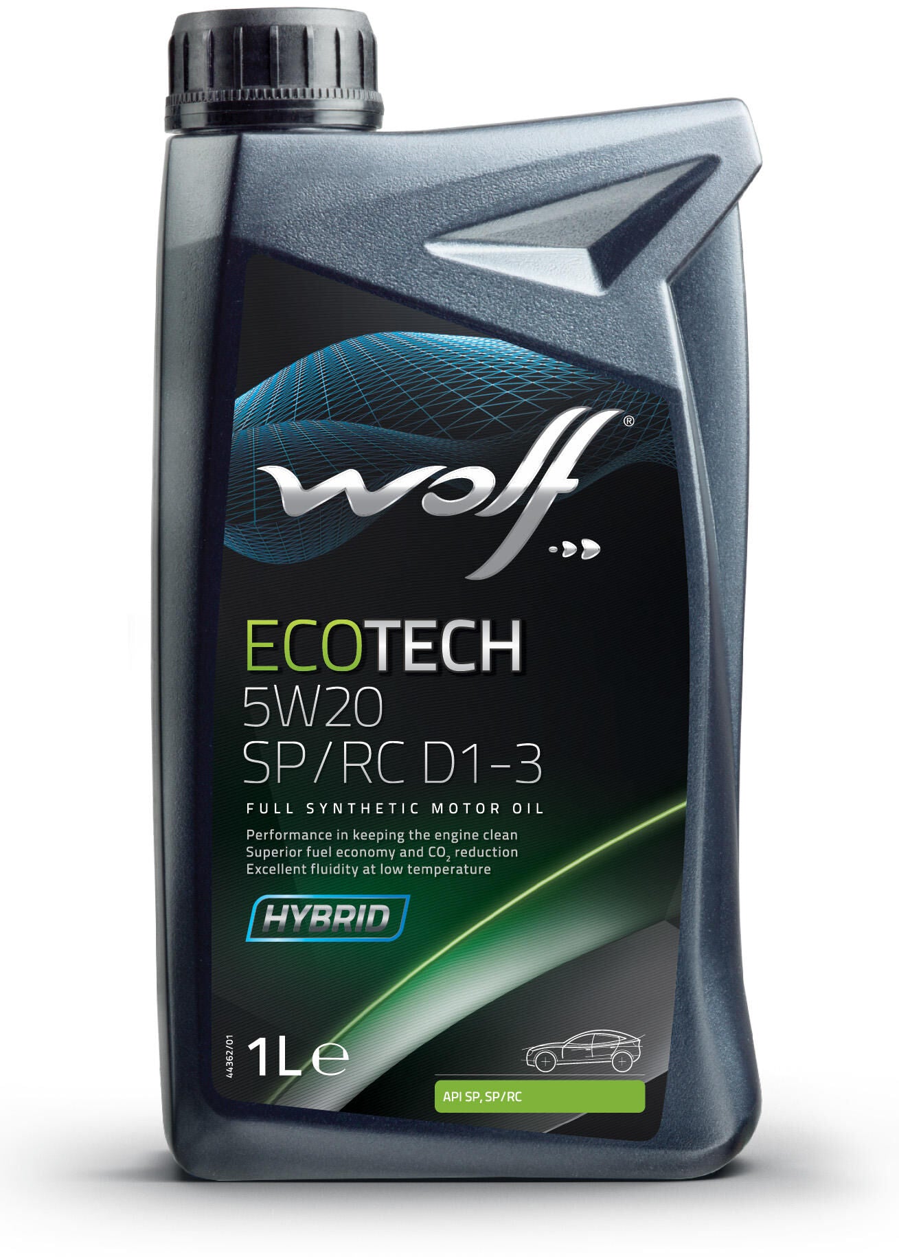 Olio motore lupo Ecotech SP RC D1-3. Motoroil 5W20 1L Ecotech SP RC D1-3