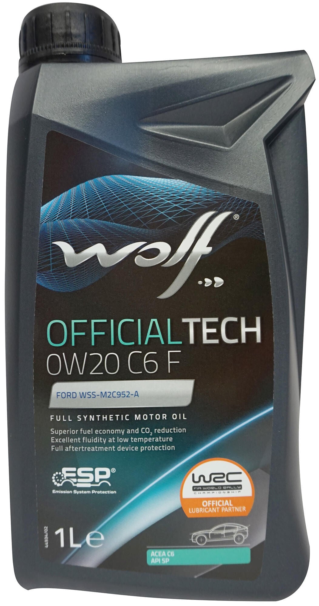 Motore di lupo Olio ufficiale di Officialtech C6 f. Motoil 0w20 1l off.tech c6 f