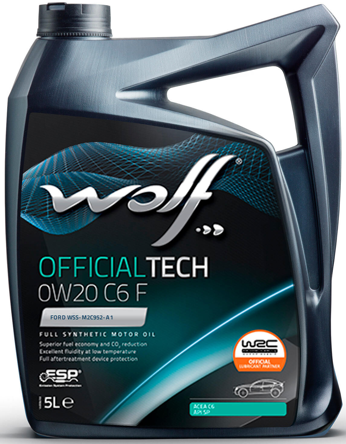 Motore di lupo Olio ufficiale di Officialtech C6 f. Motoil 0w-20 5l Office.Tech C6F