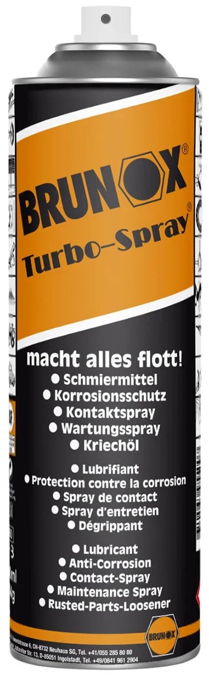 Brunox multiaceite turbo spray turbo spray 500 ml