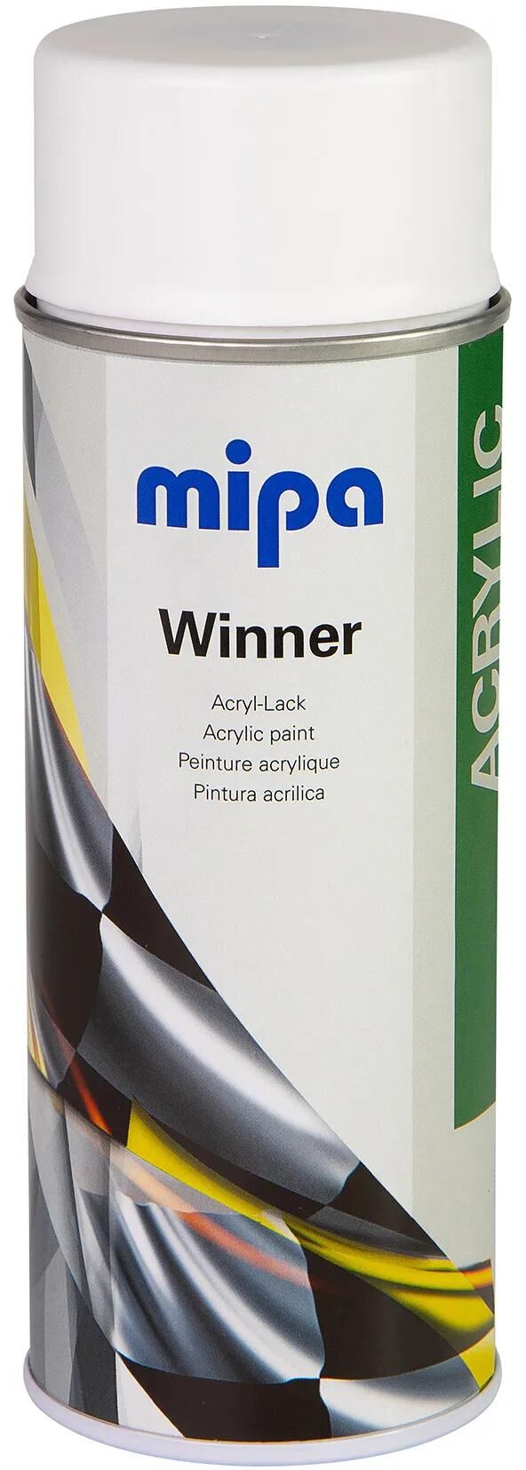 MIPA Varniz acrílico Mat de blanco 400 ml
