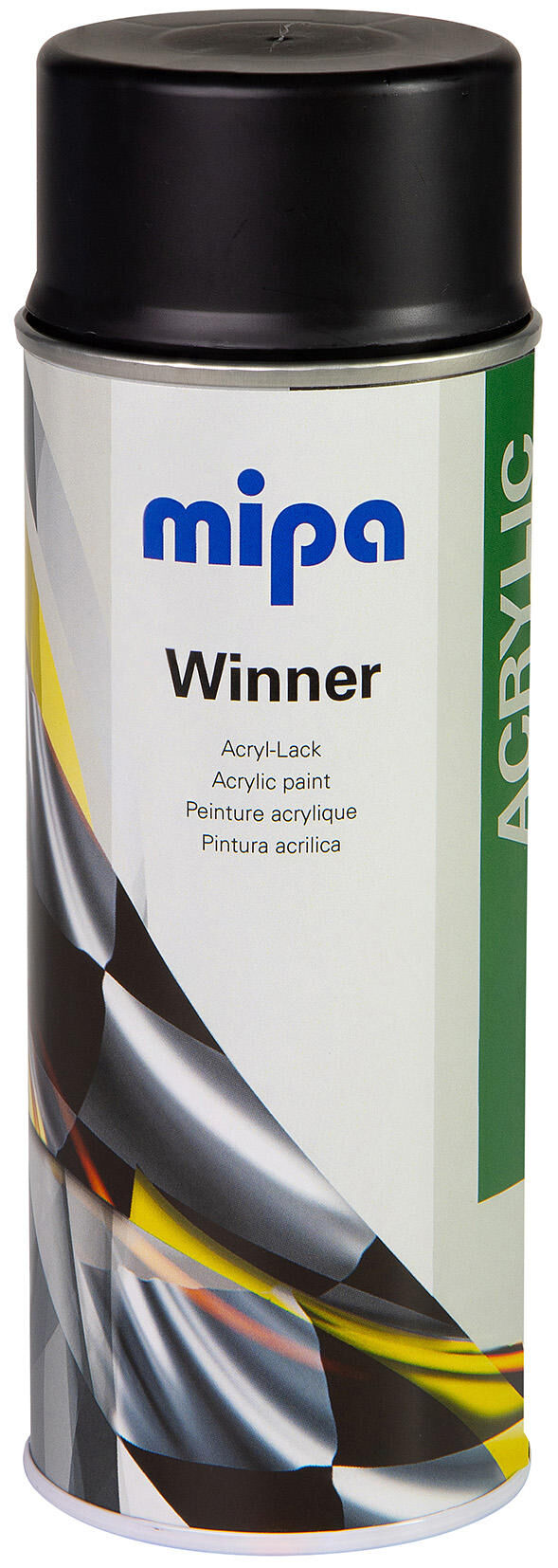 Lacca acrilica mipa nera S.- 400 ml