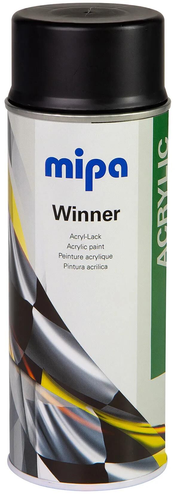 Lacca acrilica mipa nera S.- 400 ml