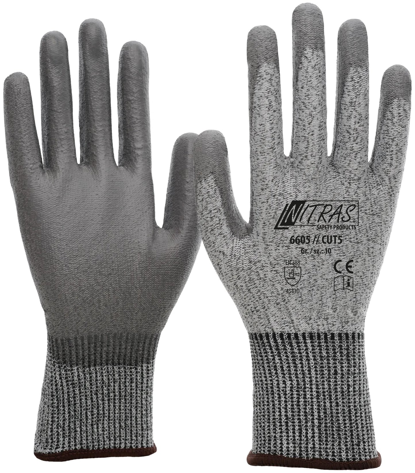 NITRAS Glove de protección de seguridad Cut5 gr. 7