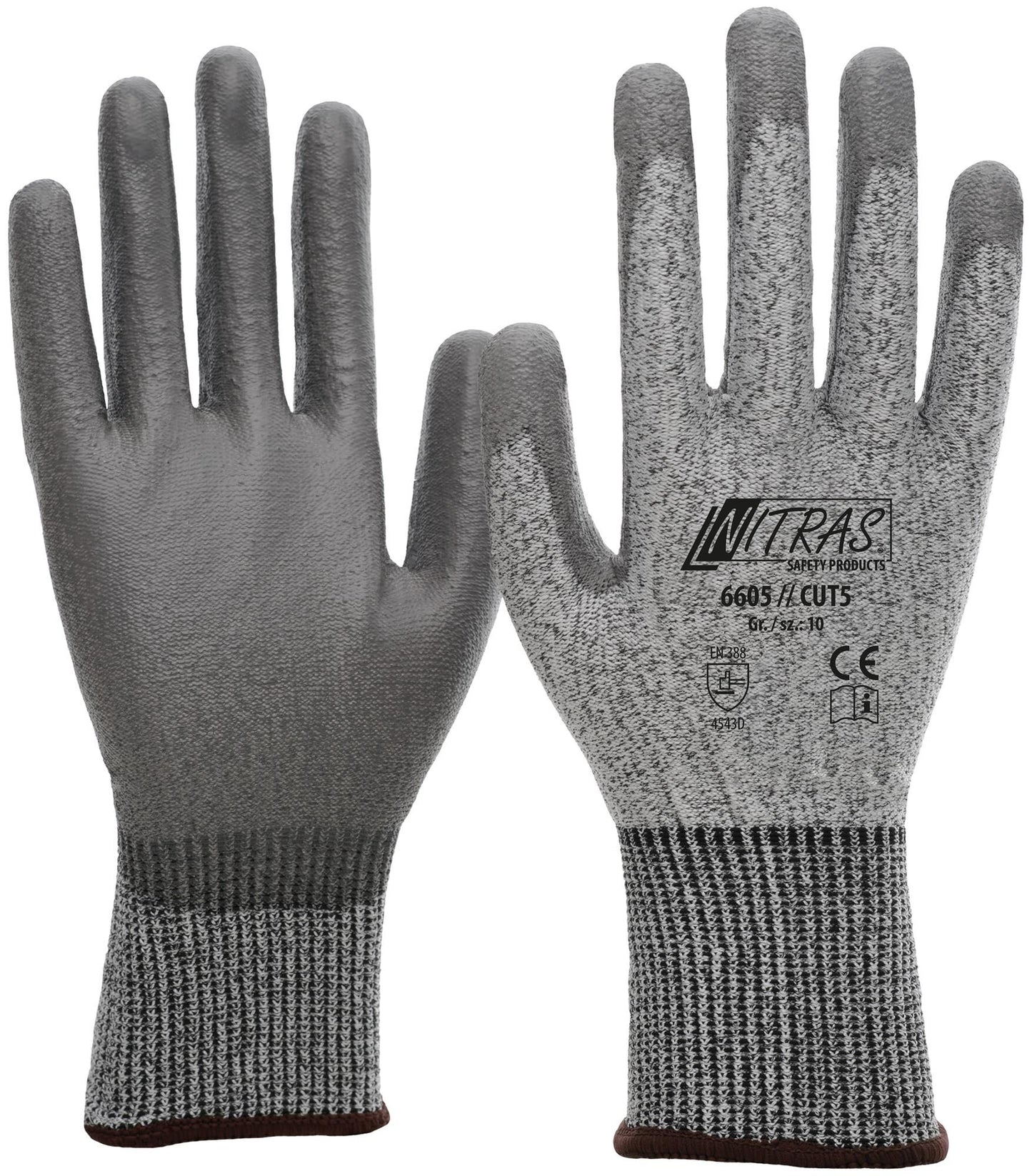 Nitras Safety Cut Gente di protezione Cut5 Gr. 7