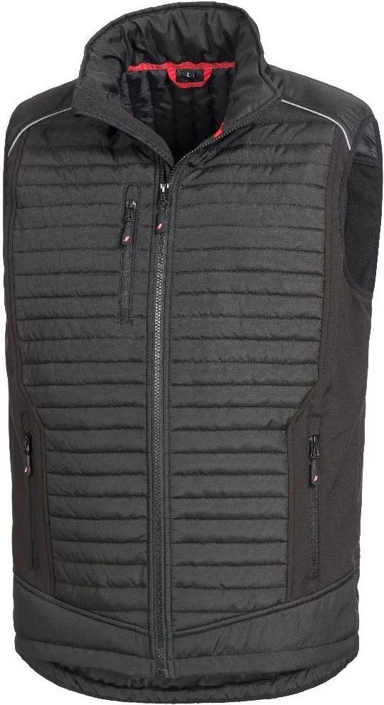 Chaleco softshell de seguridad nitras talla xxl motion tex plus negro