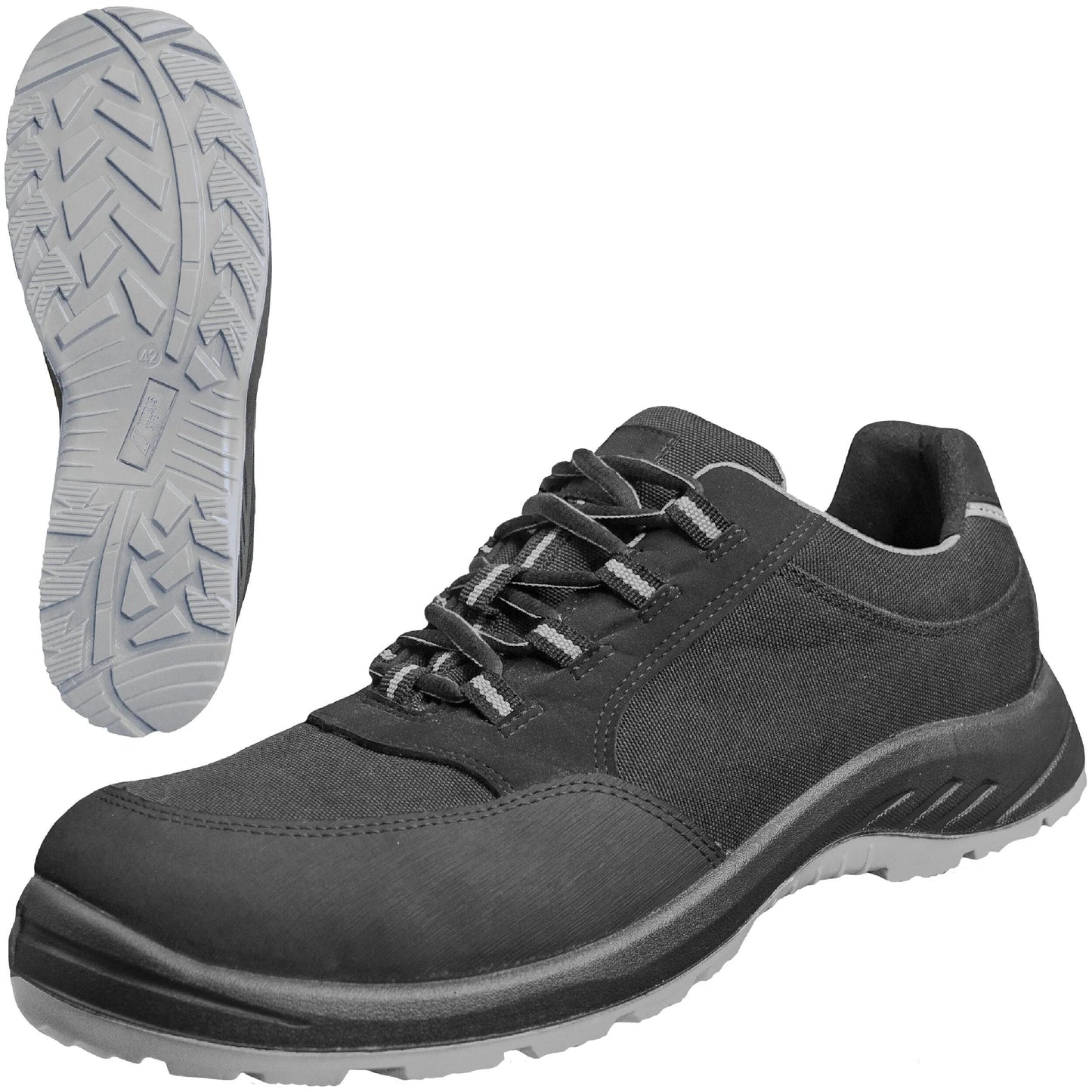 Nitras Safety Safety Shoes Gr. 40 nitras sólido sólido gris