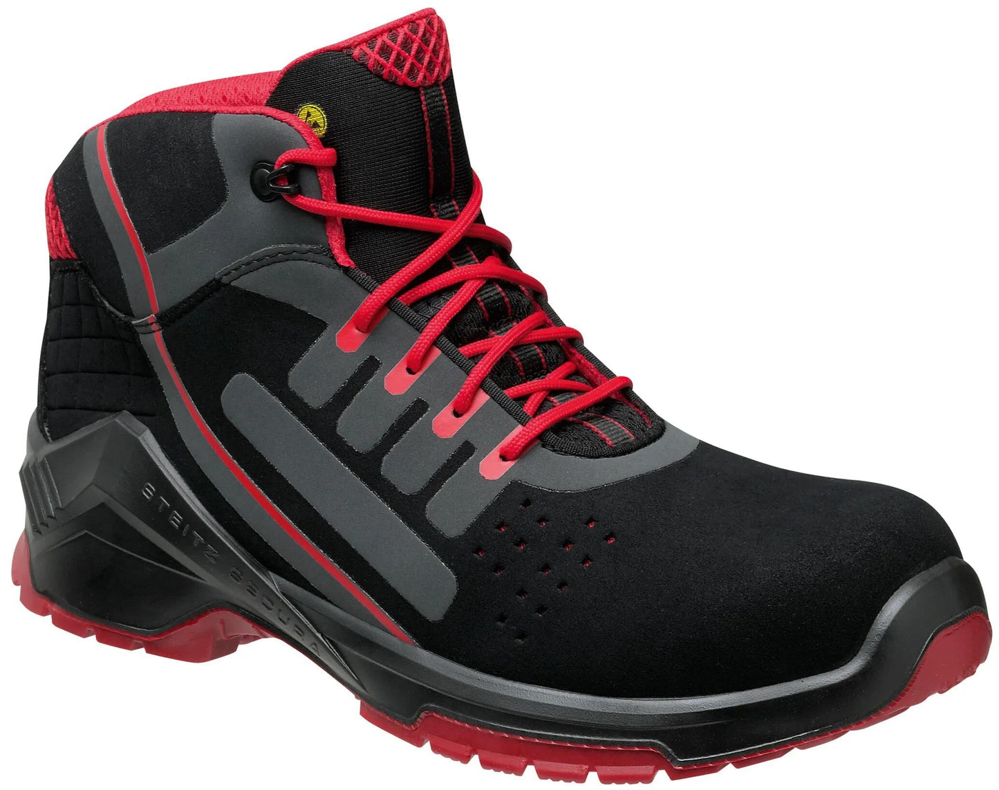 Steitz secura halbschuh vd pro 1760 esd safety boots gr. 47 red vd pro 1760 esd nb